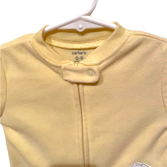 *2 for $20*Carter’s yellow micro fleece sleep sack w/ little duck Size 0-9months - Picture 5 of 6